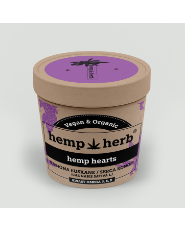 Hemp hearts - nasiona konopii łuskane 100g Cannabis Sativa L.